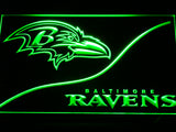 Baltimore Ravens (5) LED Sign - Green - TheLedHeroes