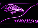 Baltimore Ravens (5) LED Neon Sign Electrical - Purple - TheLedHeroes