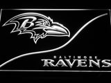 Baltimore Ravens (5) LED Sign - White - TheLedHeroes
