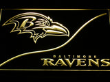 Baltimore Ravens (5) LED Sign - Yellow - TheLedHeroes