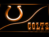 FREE Indianapolis Colts Yell Scream Go Horse LED Sign - Orange - TheLedHeroes