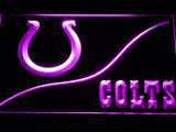 FREE Indianapolis Colts Yell Scream Go Horse LED Sign - Purple - TheLedHeroes