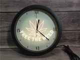 Free the Weed LED Wall Clock -  - TheLedHeroes