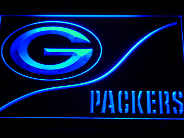 Green Bay Packers (3) LED Sign - Blue - TheLedHeroes