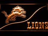 FREE Detroit Lions (4) LED Sign - Orange - TheLedHeroes