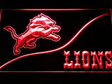Detroit Lions (4) LED Sign - Red - TheLedHeroes
