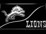 Detroit Lions (4) LED Sign - White - TheLedHeroes