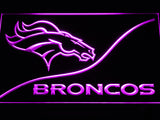 Denver Broncos (4) LED Sign - Purple - TheLedHeroes
