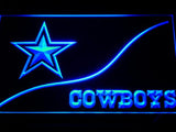 Dallas Cowboys (6) LED Neon Sign USB - Blue - TheLedHeroes
