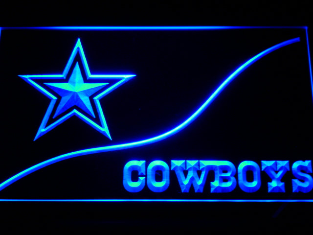 Dallas Cowboys (6) LED Sign - Blue - TheLedHeroes