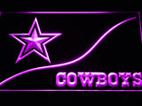 Dallas Cowboys (6) LED Sign - Purple - TheLedHeroes