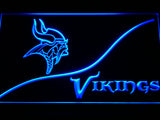 FREE Minnesota Vikings (3) LED Sign - Blue - TheLedHeroes