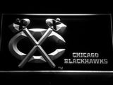 FREE Chicago Blackhawks Bar LED Sign - White - TheLedHeroes