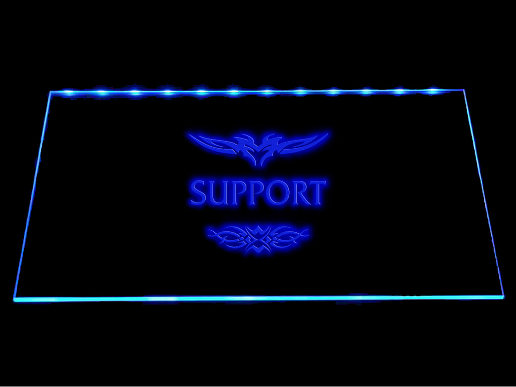League Of Legends Support LED Sign - Blue - TheLedHeroes