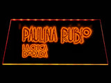 FREE Paulina Rubio - La chica dorada LED Sign - Orange - TheLedHeroes