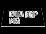FREE Paulina Rubio - La chica dorada LED Sign - White - TheLedHeroes