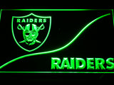Oakland Raiders (3) LED Sign - Green - TheLedHeroes