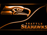 FREE Seattle Seahawks (4) LED Sign - Orange - TheLedHeroes