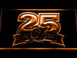 FREE New Jersey Devils 25th Anniversary LED Sign - Orange - TheLedHeroes