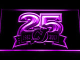 FREE New Jersey Devils 25th Anniversary LED Sign - Purple - TheLedHeroes