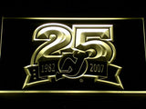 FREE New Jersey Devils 25th Anniversary LED Sign - Yellow - TheLedHeroes