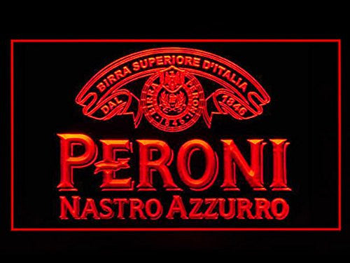 Peroni Nastro Azzurro Beer LED Sign - Red - TheLedHeroes