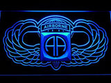 82nd Airborne Wings Army LED Sign - Blue - TheLedHeroes