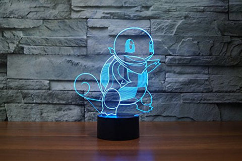 Squirtle Pokemon 3D LED LAMP -  - TheLedHeroes