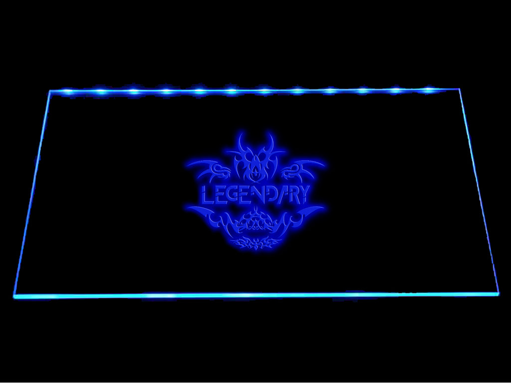 League Of Legends Legendary LED Sign - Blue - TheLedHeroes