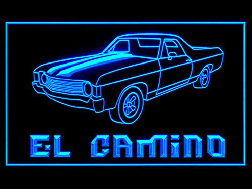 El Camino LED Sign - Blue - TheLedHeroes