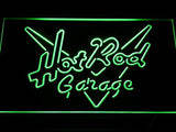 Hot Rod Garage LED Sign - Green - TheLedHeroes