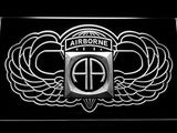 82nd Airborne Wings Army LED Neon Sign USB - White - TheLedHeroes