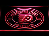 FREE Philadelphia Flyers 40th Anniversary LED Sign - Red - TheLedHeroes