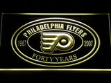 FREE Philadelphia Flyers 40th Anniversary LED Sign - Yellow - TheLedHeroes