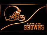 Cleveland Browns Backers Worldwide LED Neon Sign Electrical - Orange - TheLedHeroes