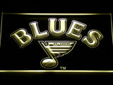 FREE St. Louis Blues (2) LED Sign - Yellow - TheLedHeroes