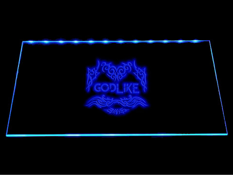 League Of Legends GodLike LED Sign - Multicolor - TheLedHeroes