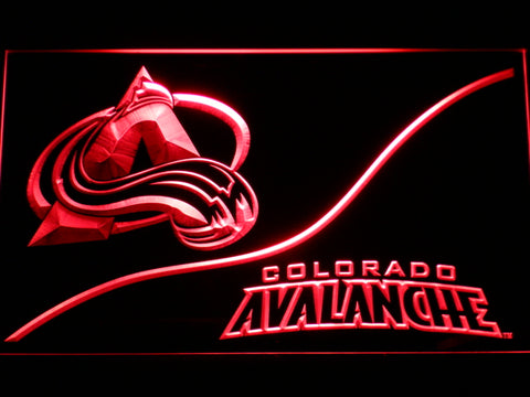 FREE Colorado Avalanche (3) LED Sign - Red - TheLedHeroes