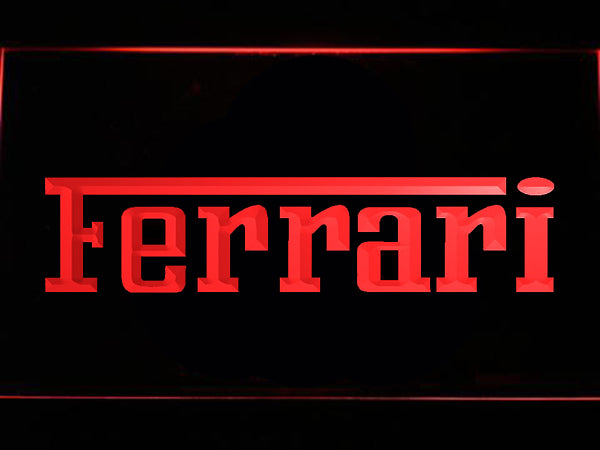 FREE Ferrari 2 LED Sign - Red - TheLedHeroes
