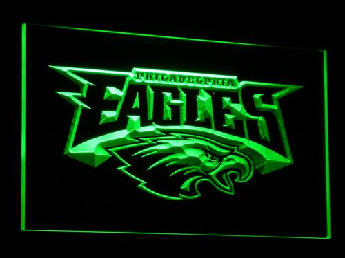 FREE Philadelphia Eagles LED Sign - Green - TheLedHeroes