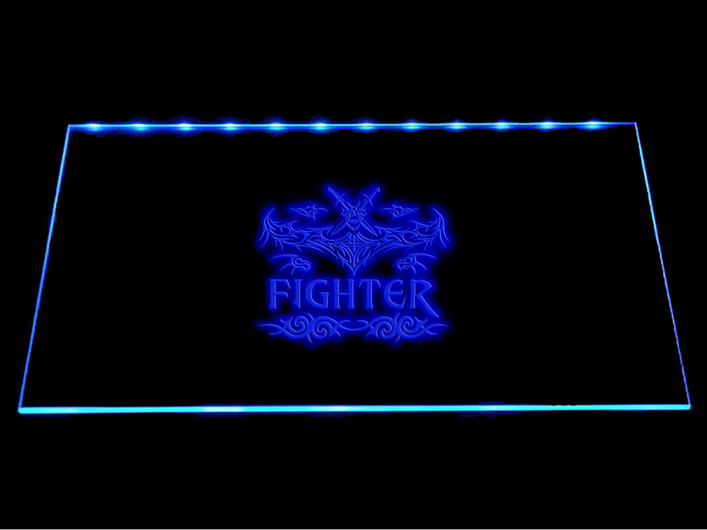 League Of Legends Fighter LED Sign - Blue - TheLedHeroes