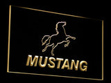 FREE Mustang  LED Sign - Yellow - TheLedHeroes