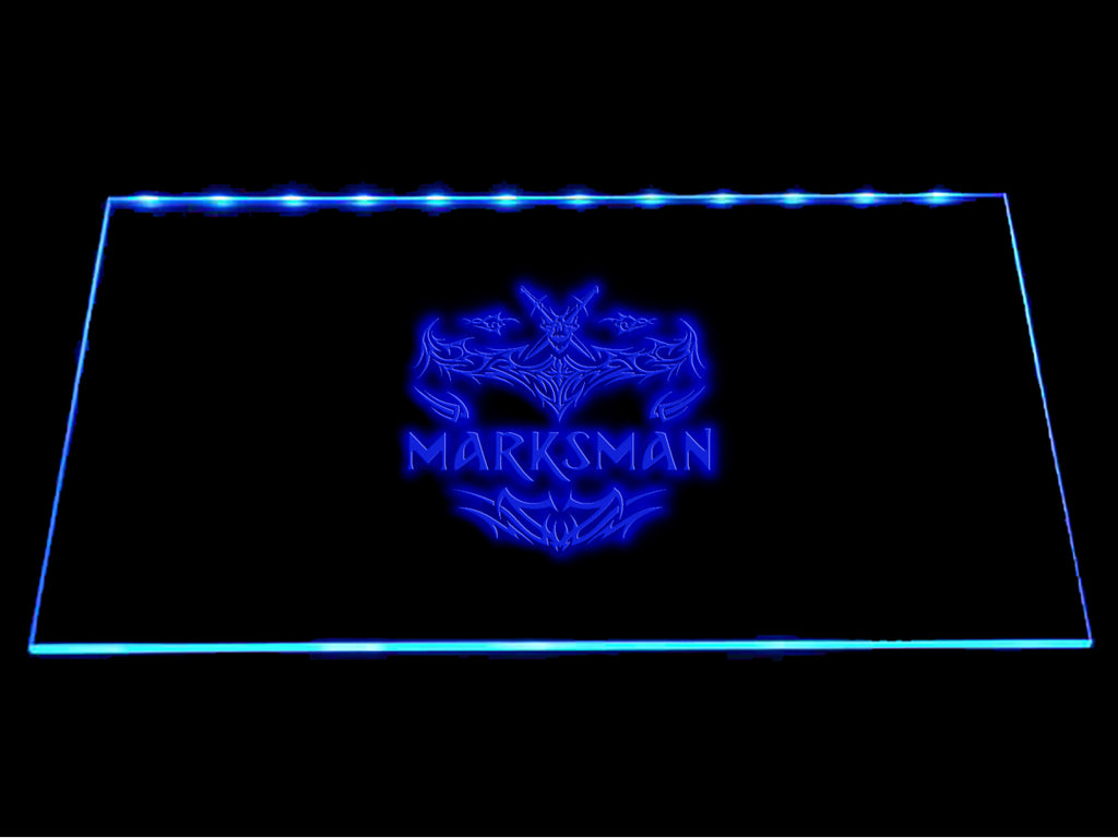 League Of Legends Marksman LED Sign - Blue - TheLedHeroes