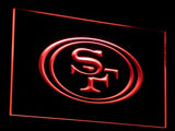 FREE San Francisco 49ers LED Sign - Red - TheLedHeroes