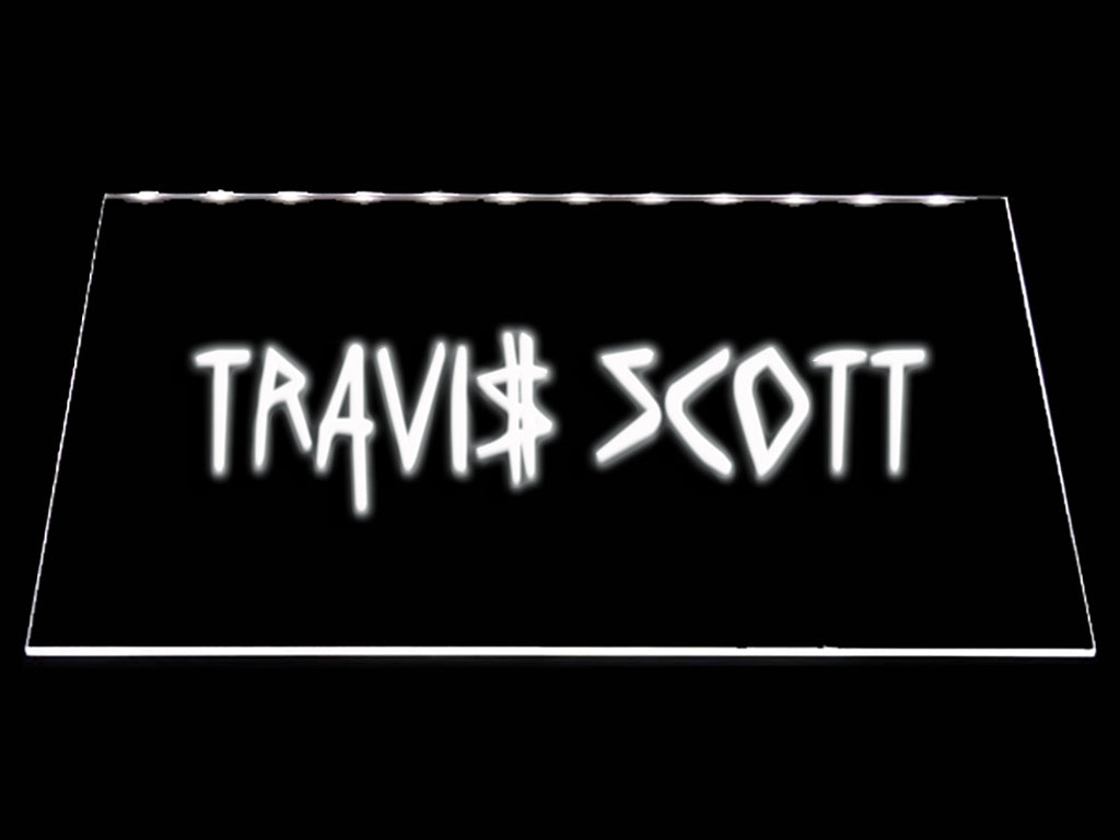 FREE Travis Scott (3) LED Sign - White - TheLedHeroes