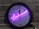 Budweiser LED Wall Clock -  - TheLedHeroes