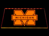 FREE Michigan Wolverines LED Sign - Orange - TheLedHeroes