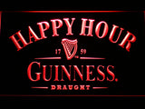 FREE Guinness Draught Happy Hour LED Sign - Red - TheLedHeroes