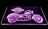 FREE Harley Davidson Motorbike LED Sign - Purple - TheLedHeroes