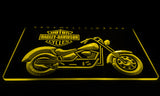 FREE Harley Davidson Motorbike LED Sign - Yellow - TheLedHeroes